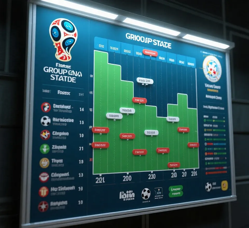 世界盃分組與賽程視覺